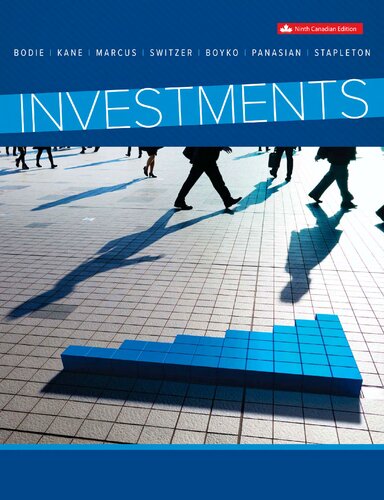 Investments 9Th Canadian Edition Zvi Bodie