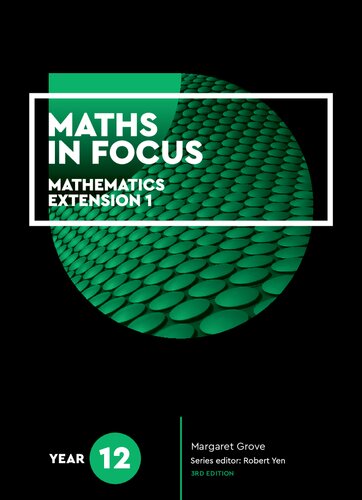 Maths In Focus Mathematics Extension 1 Year 12