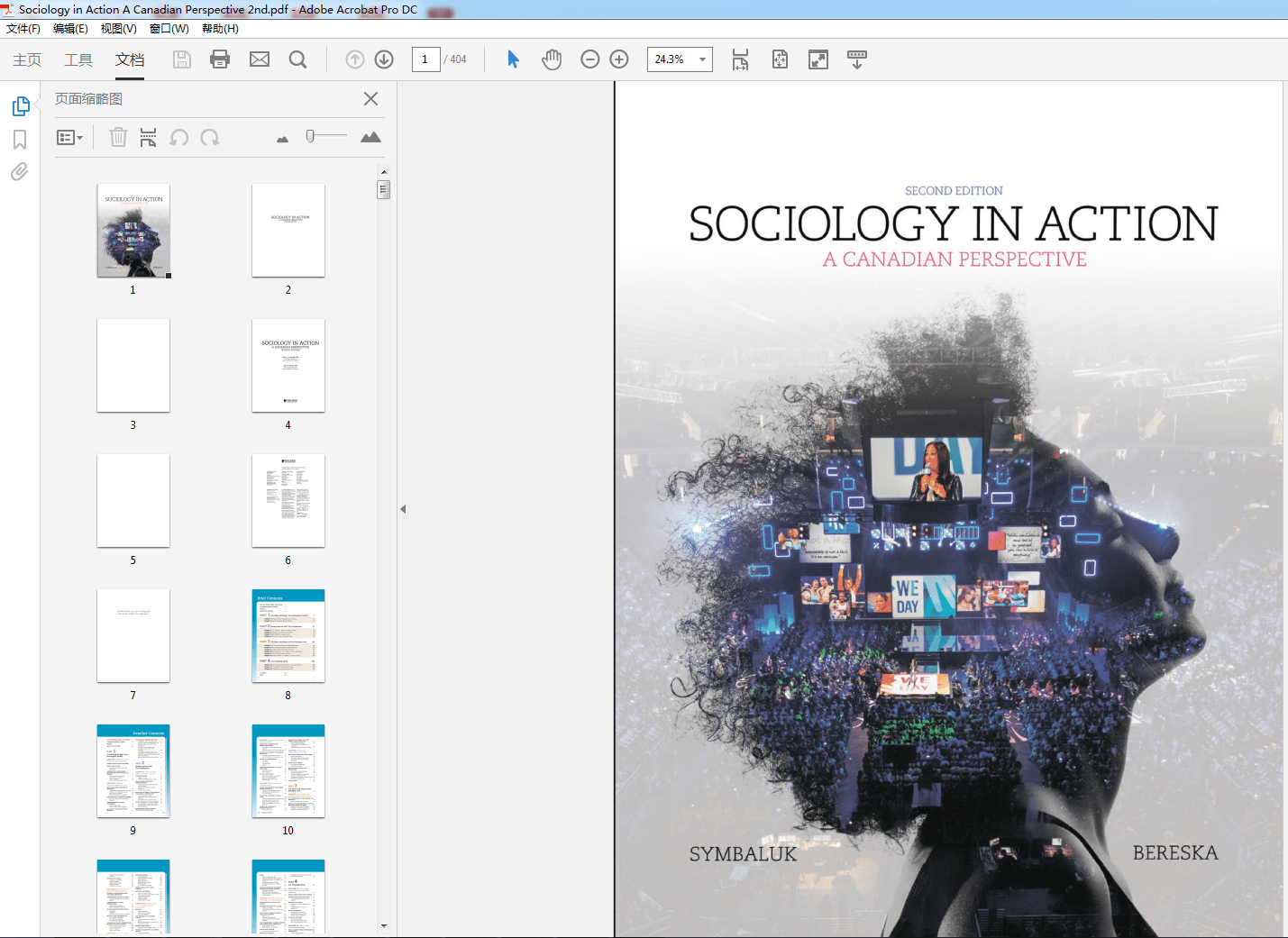 Sociology in Action A Canadian Perspective 2nd Library Store