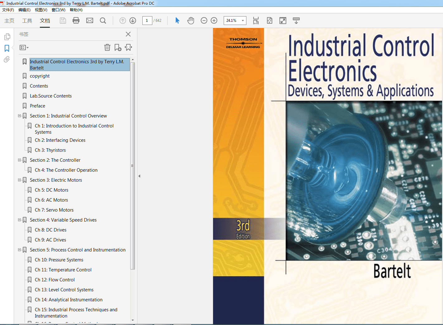 Ebook Industrial Control Electronics 3rd by Terry L.M. Bartelt (PDF