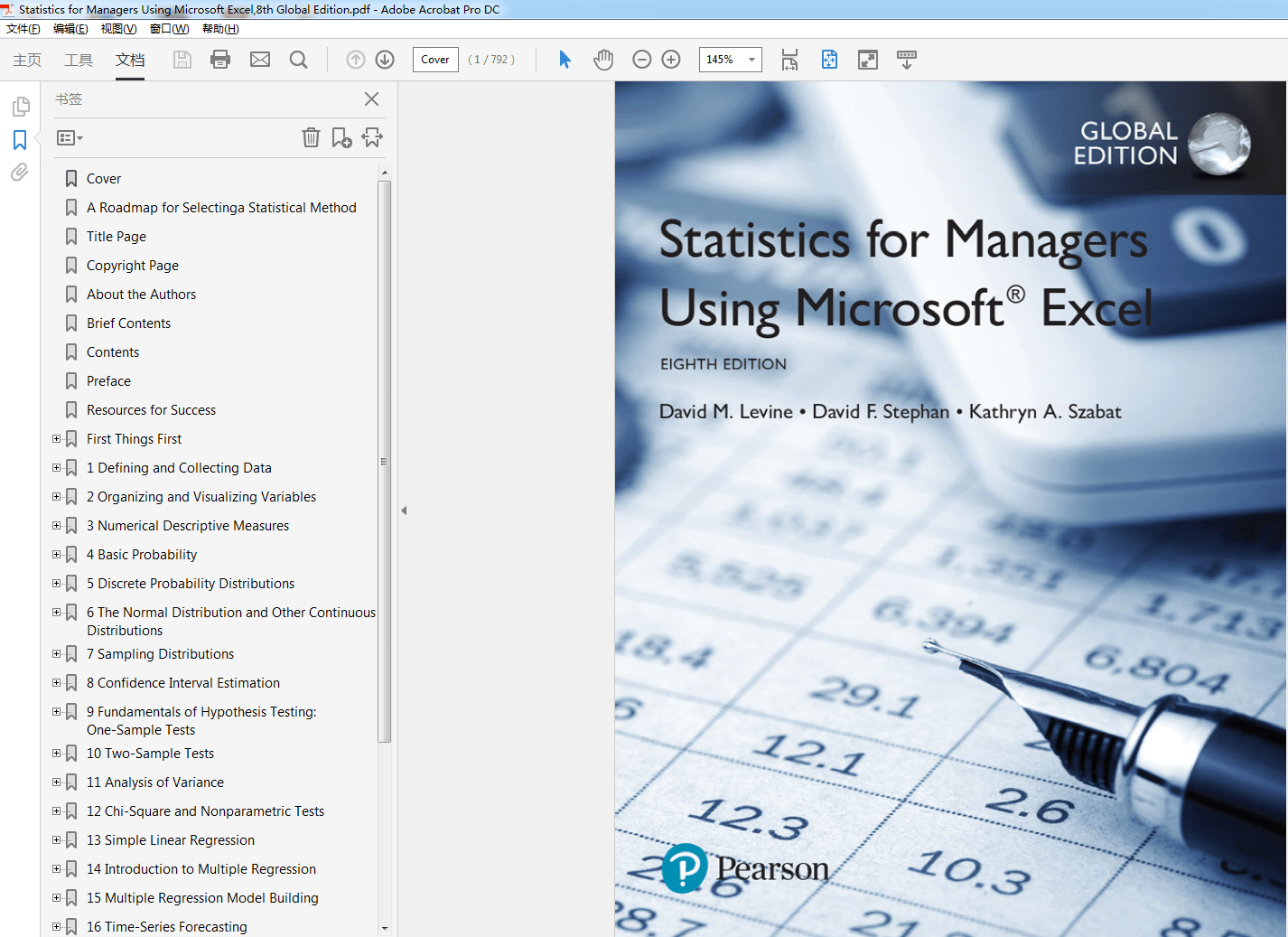 Ebook statistics for managers using microsoft excel 8th global
