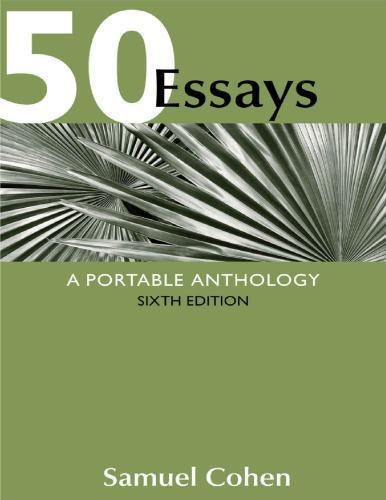 50 essays a portable anthology sixth edition pdf