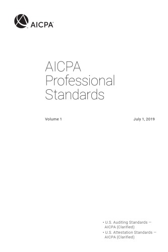 AICPA Professional Standards 2019, Volumes 1 And 2 – AttentiveSons Store