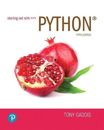 Starting out with python 5th Edition – TUNED IN, LLC