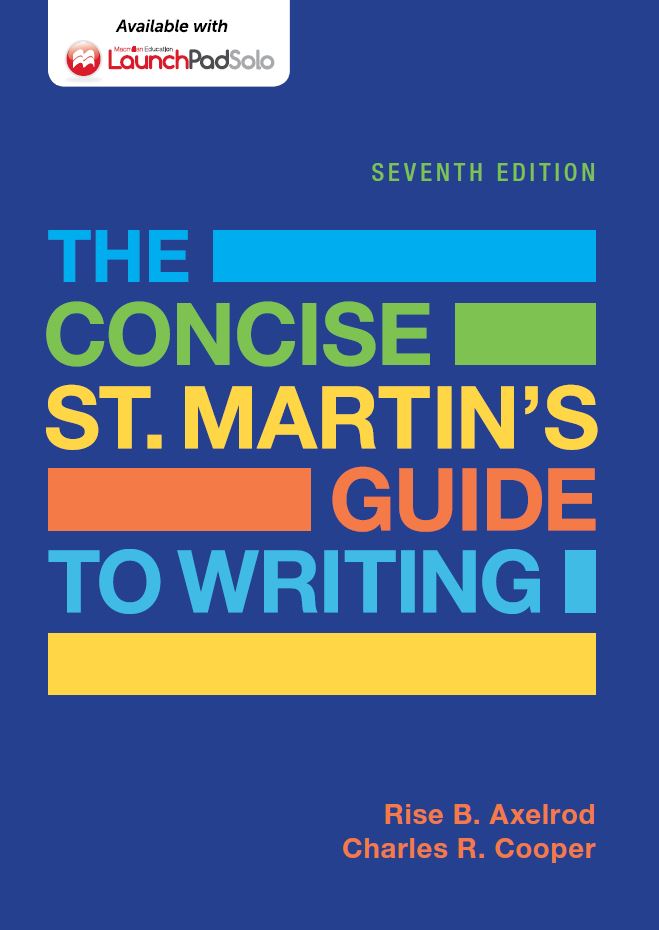 The concise st martin s guide to writing 7th 7e twin sea star