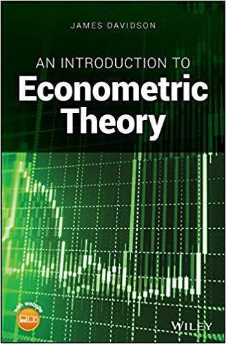 An Introduction To Econometric Theory 6Th