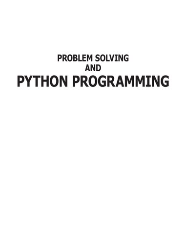 problem solving and python programming mcq