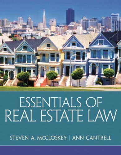 Ebook ? Essentials of Real Estate Law 1st Edition (PDF Instant Download)