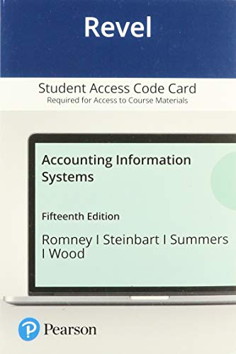 Ebook Accounting Information Systems 15th Edition By Marshall B Romney Pdf Instant Download 5226